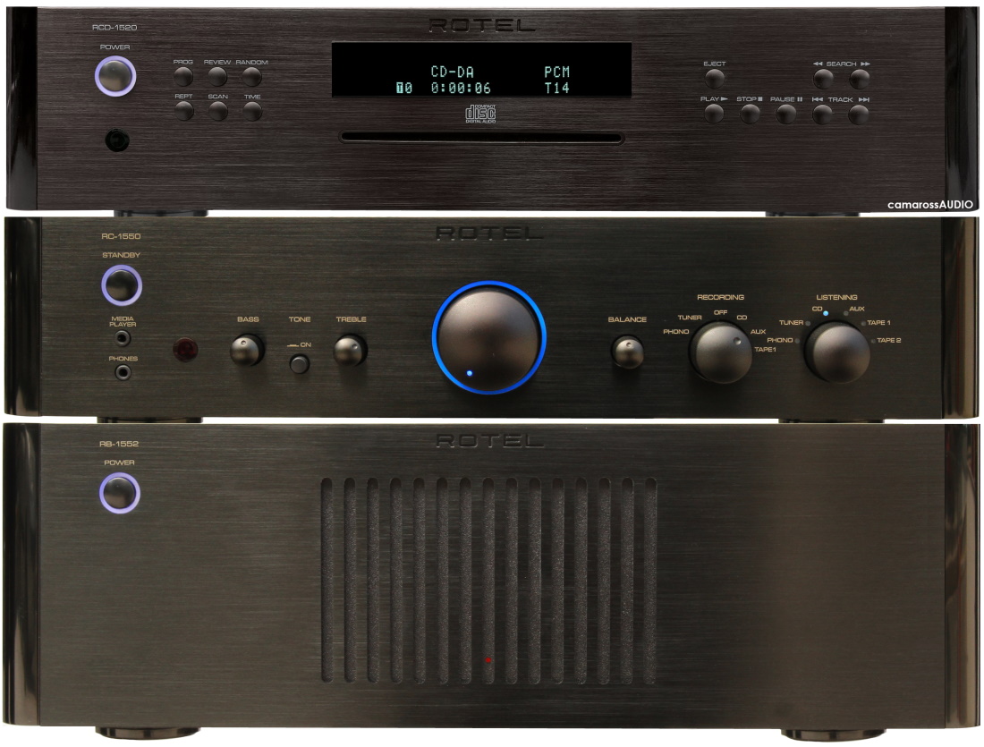 Rotel RB-1552 RC-1550 RCD-1520 | camarossAUDIO